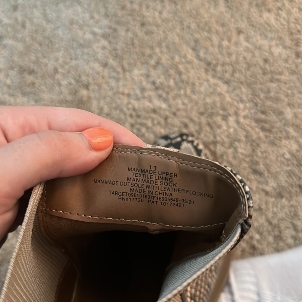 Target SnakeSkin Booties - Picture 3 of 3